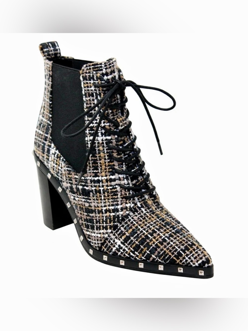 Charles by Charles Debate Chunky Heel Bootie Sz 6.5